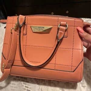 Nicole Miller Coral Satchel